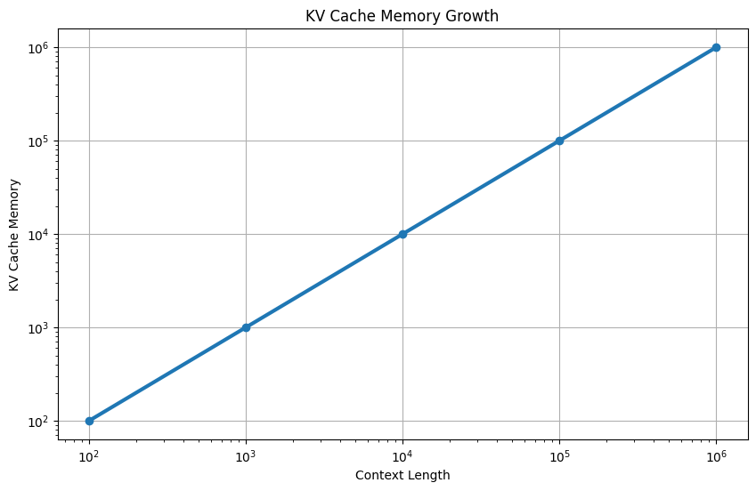 KV Cache Memory Growth